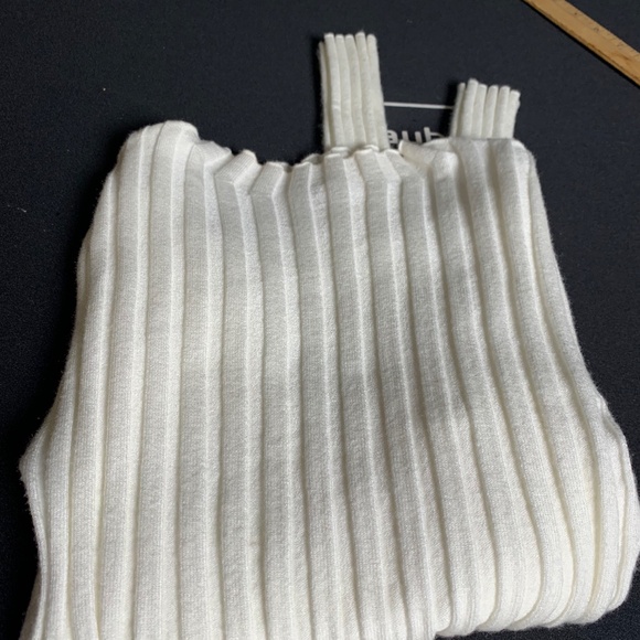 Peppermayo soft cream ribbed sweater sz S/M comfy cozy stretchy and soft - Picture 2 of 11